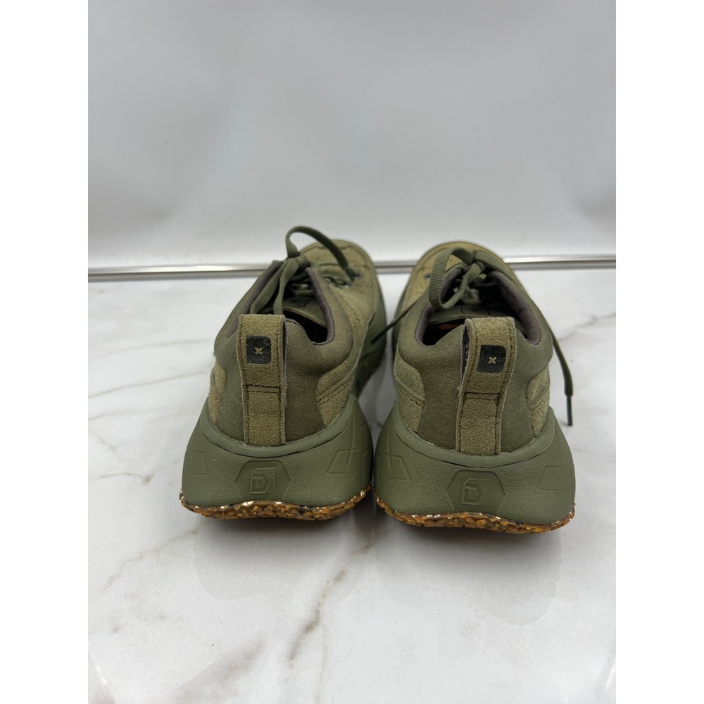 Deckers X Lab Sugarcane Shoes Womens Olive Green Suede Sneakers Size 7 - Picture 3 of 12